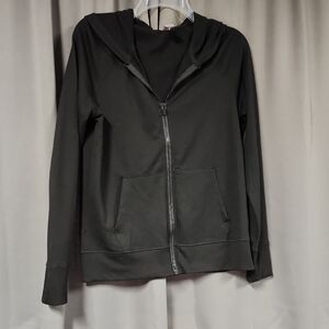 90 Degree By Reflex Black Zip-Up Hoodie